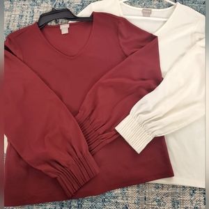 Chico's bundle size 1 tops Nwot